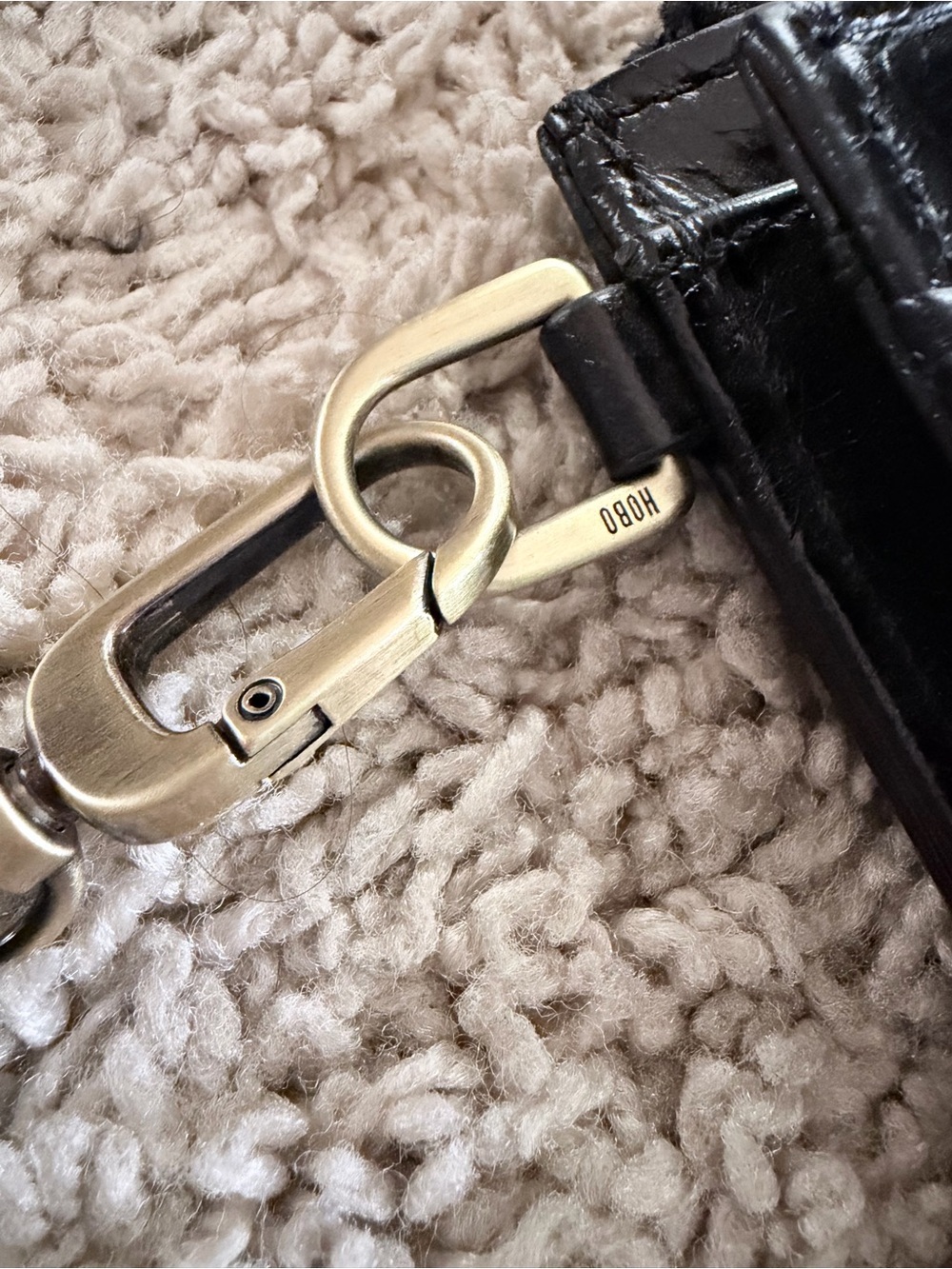 HOBO Black Leather Snap Closure Wallet - Picture 5 of 9